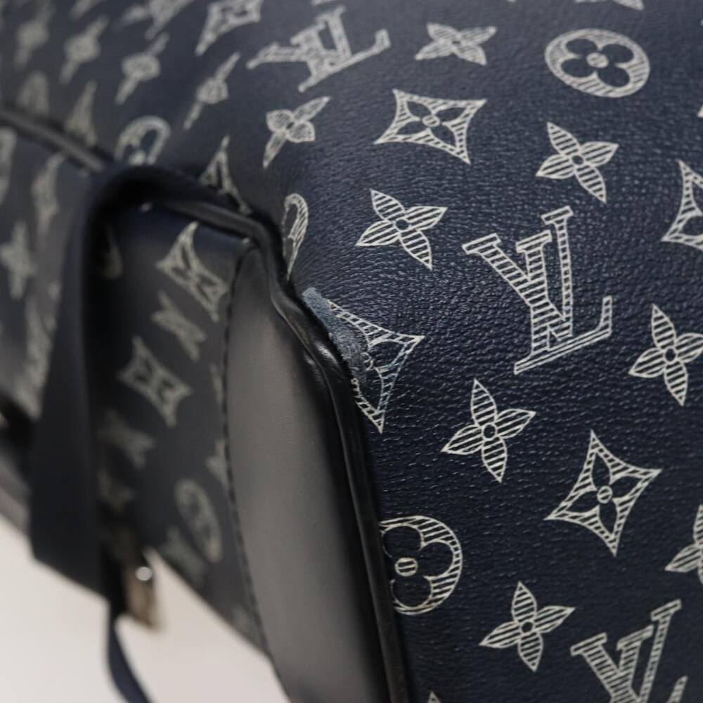 LOUIS VUITTON Monogram Savanna Steamer Backpack Black M54126 - Picture 9 of 16